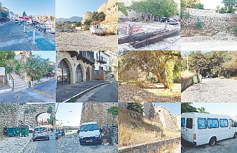 Girne Limanında her taraf dökülüyor