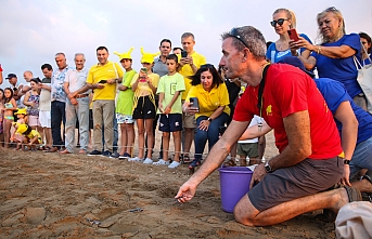 Minik canlılar Akdeniz’e açıldı