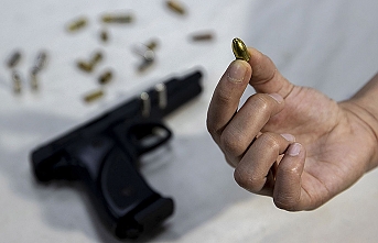 Lapta'da Evde yapılan aramada Havalı tabanca ve mermiler bulundu