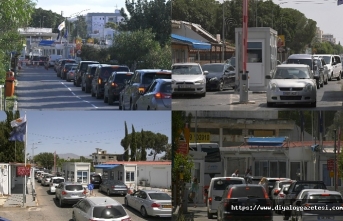 Metehan'da Cumartesi günü yoğunluğu Sürücüler çileden çıktı