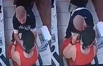 Zorla öpmeye çalıştı