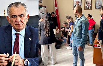 Okul müdürü  baygınlık geçirdi