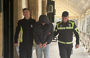Baldırına sapladı