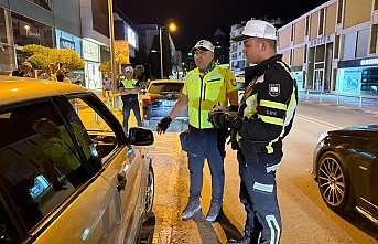 624 sürücüye ceza yazıldı