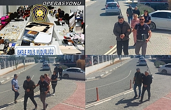 Kıbrısta çaldıklarını Türkiyede sattılar