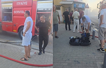 Kısa sürede söndürüldü