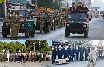 Şehitler saygıyla anıldı