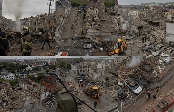 Şehir harabeye döndü