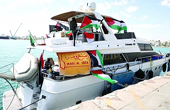  ‘Sumud’ Ayia Napa marinasında