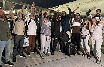 Yakınları sevinçle karşıladı