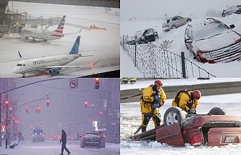 Kar ve fırtına  hayatı felç etti