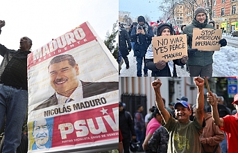 Maduro’nun destekçileri protesto gösterisi düzenledi