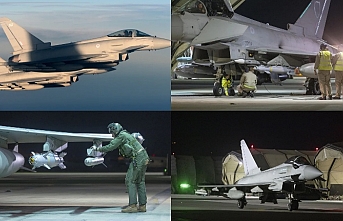 Typhoon’lar dağlık bölgeyi bombaladı