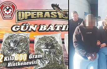 Yatak odasında sakladı