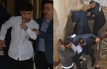 Mahkemede sinir krizi geçirdi