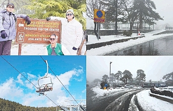 Zirvede beyaz şölen