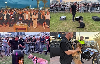 Narkotik köpekler gösteri yaptı