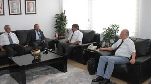 Ahmet Kaşif, Girne Üniversitesi yetkililerini kabul etti