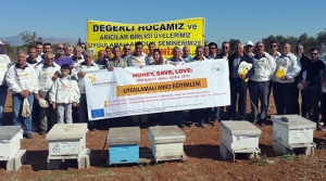 Arıcılara özel eğitim verildi