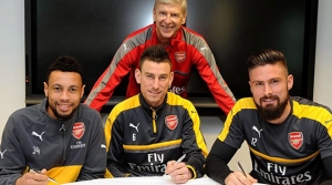 Arsenal'de 3 imza birden