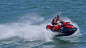 Bafra plajında jet ski kazası