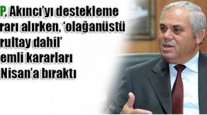 Bir haftalık erteleme