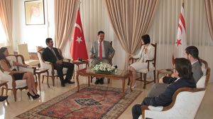 Cumhuriyet Meclisi Başkanı Siber, GİAD yeni Başkanı Tunalı ve Yönetim Kurulu Üyelerini kabul etti