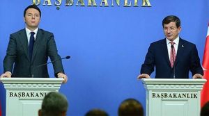 Davutoğlu-Renzi ortak basın toplantısı