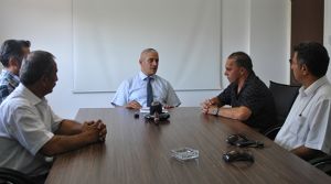 DP-UG genel sekreteri Taçoy, Bay-Sen heyetini kabul etti
