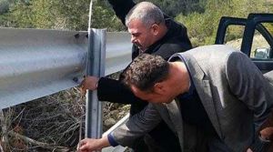Eşekler için bariyer yapıldı