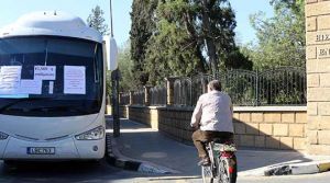 Güneyde otobüs şoförleri eylemde