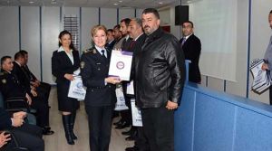Kursiyerler sertifika aldı