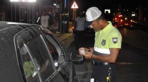 Lefkoşa polisi görev başında