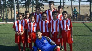 Minikler futbola doydu
