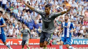 Ronaldo, Espanyol'a patladı