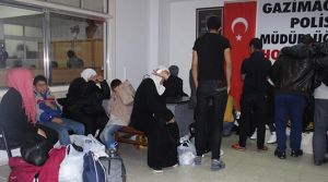 Suriyeli mülteciler otelde saklandı