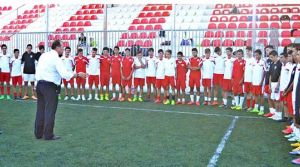 U15 karması sahaya indi