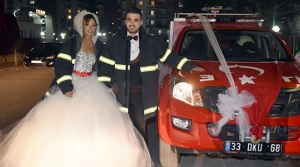 Unutulmaz bir nikah oldu 