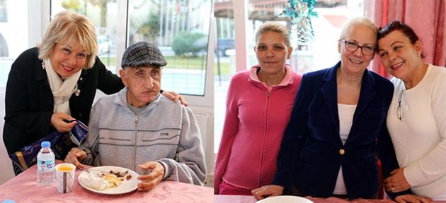  Yaşlılara moral verdiler