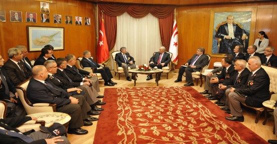 Yorgancıoğlu Muharip Gaziler Derneği İstanbul Şubesi heyetini kabul etti.