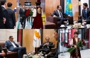 Çiçeklerle karşılandı