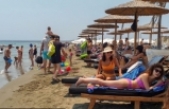 Plaj temizlendi