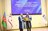 Fahri doktora  ünvanı verildi
