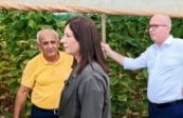 Hasarı yerinde inceledi