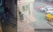 Market arabasıyla taşıdı