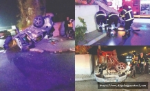 Yoldan çıktı, takla attı