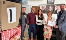 Ekipman desteği sağladı