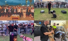 Narkotik köpekler gösteri yaptı