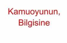 Kamuoyunun Bilgisine