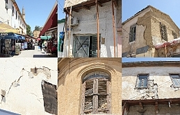 Tarihi Arasta çarşısı ve civarındaki binalar gitti gidiyor
